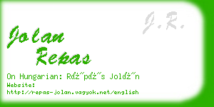 jolan repas business card